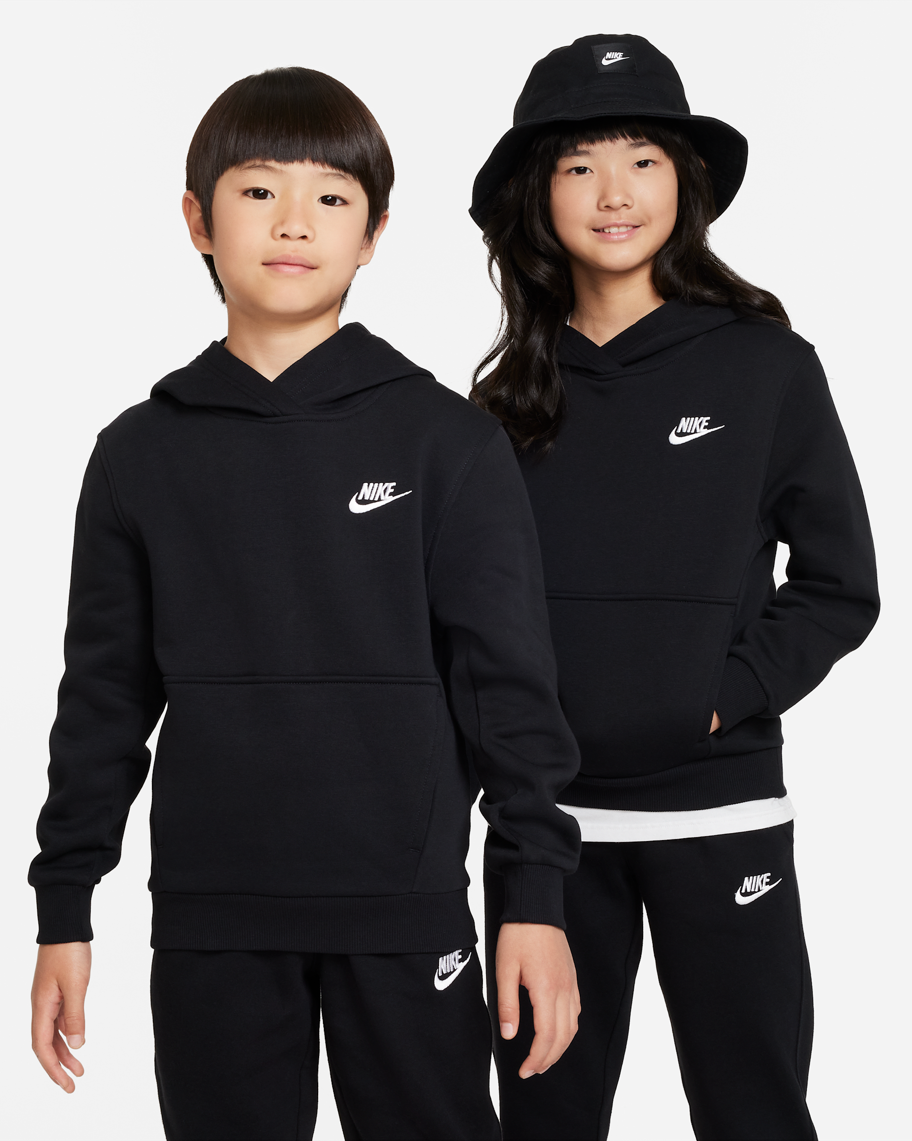 Nike Sportswear Club Fleece Older Kids' Pullover Hoodie. Nike AU